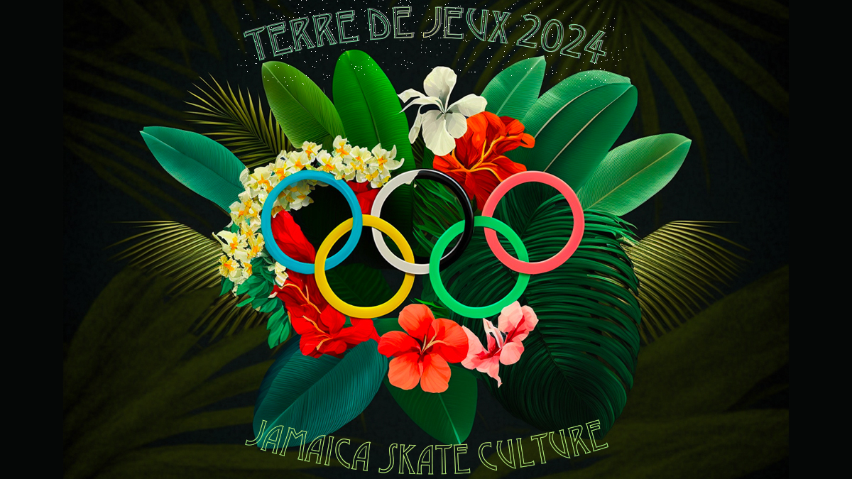 Olympic 500 days to Paris 2024 Jamaica celebration Jamaica Skate